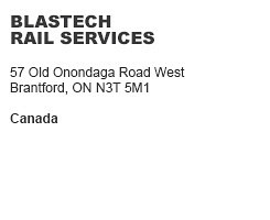 Blastech Rail Services Brantford
