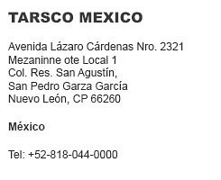 Tarsco México