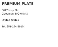Premium Plate Goodman