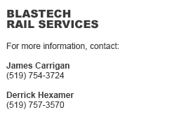 Blastech Rail Services Contacts
