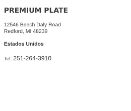 Premium Plate Redford