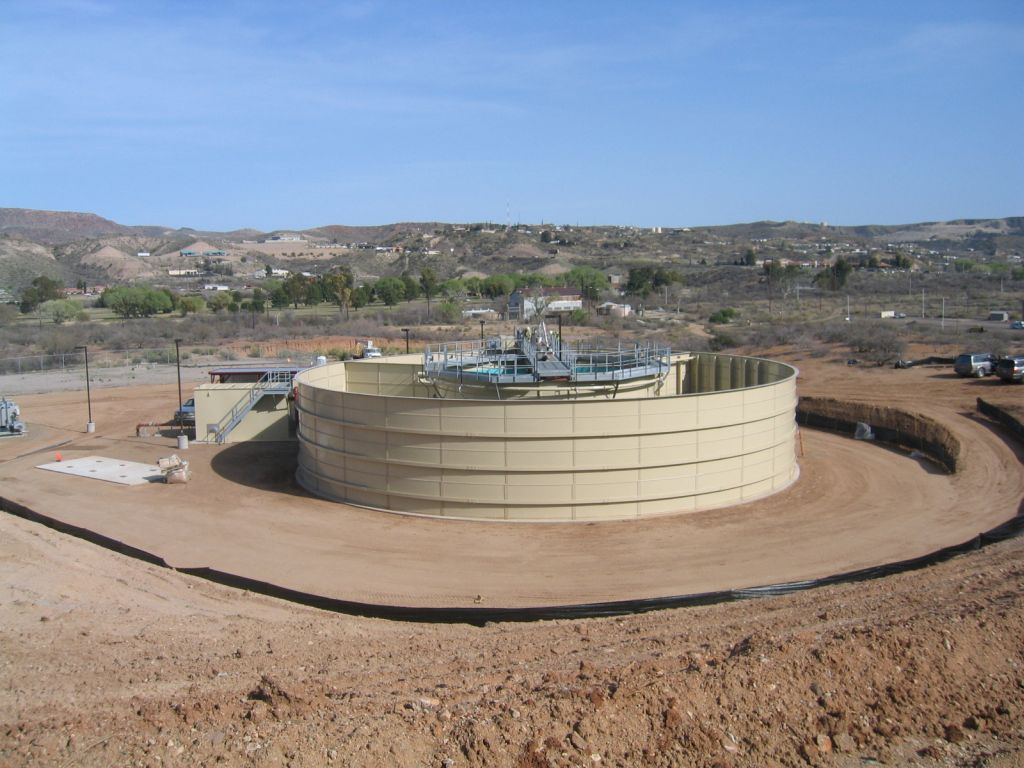 wastewater storage tanks