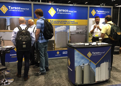 Tarsco Bolted Tank Exhibiendo en WEFTEC